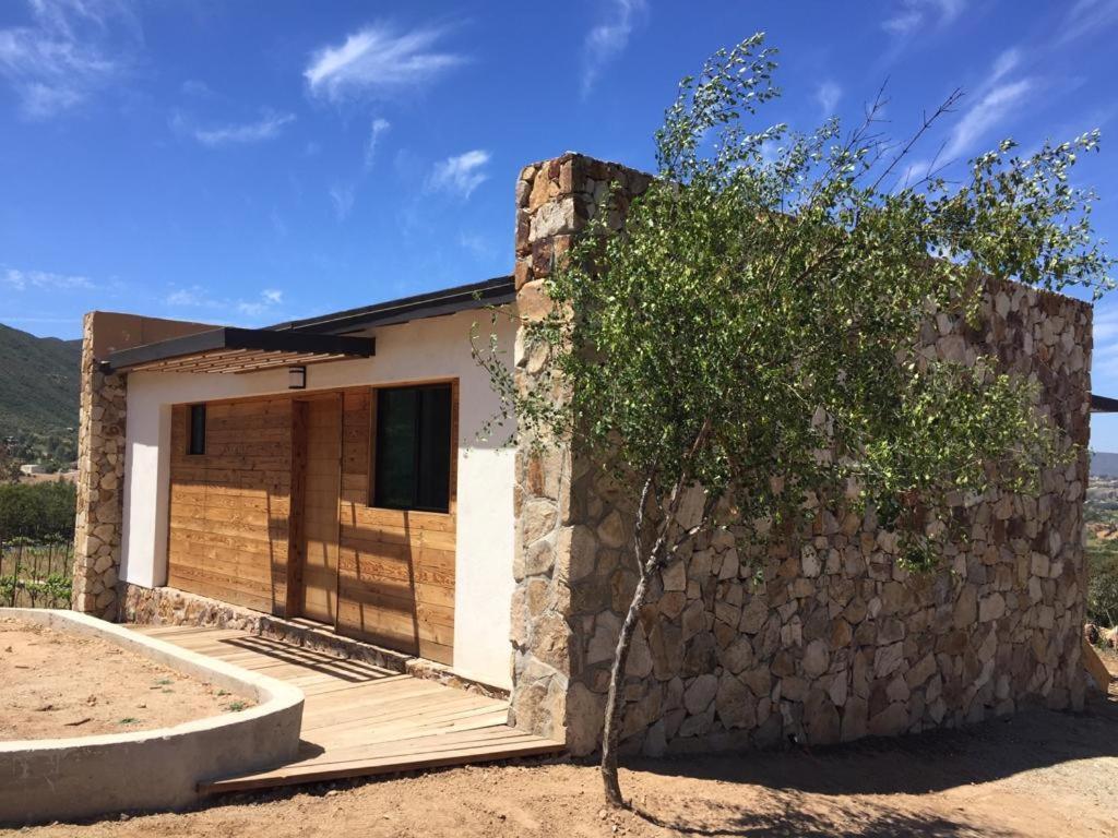 Appartement Chalet Nativo - Fabulous Terrace & Vineyard à Valle de Guadalupe Extérieur photo